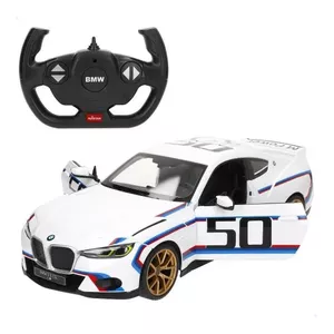 Radiovadāmā ma&scaron;īna Bmw 3.0 Csl 1:14 6 virz., lukturi, durvji, uz baterijām, 6+ CB41289