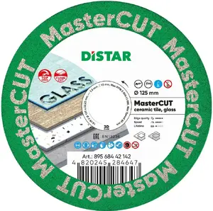 Distar diamond cutting disc Mastercut 125 mm, model 89568442142 — 125×1.6/1.0×15×22.23
