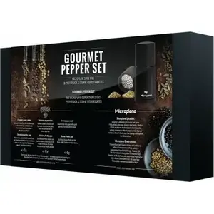 Spice Grinder Microplane GOURMET — manual pepper and spice mill, stainless steel mechanism