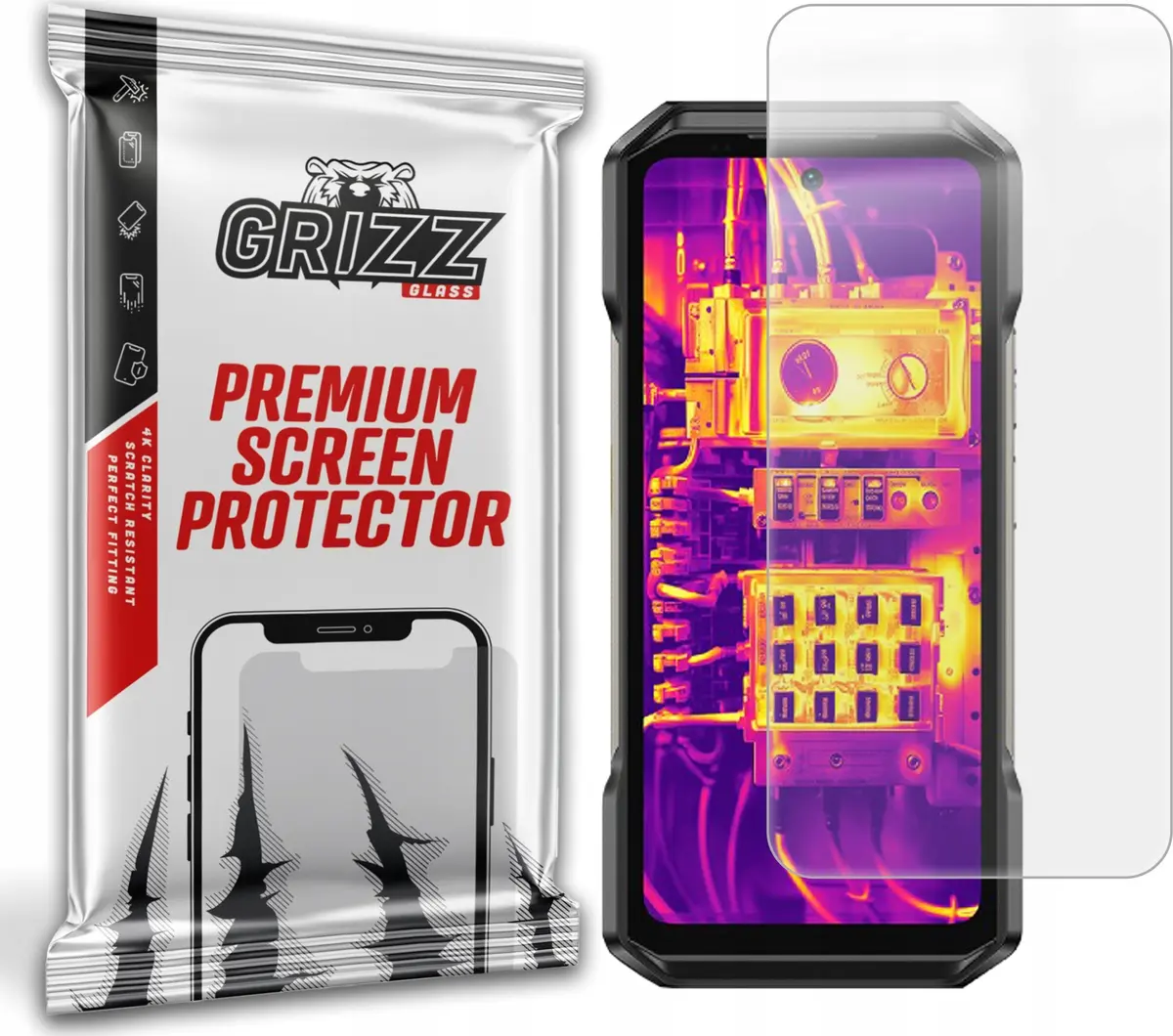 Matēta aizsargplēve GrizzGlass PaperScreen priekš Ulefone