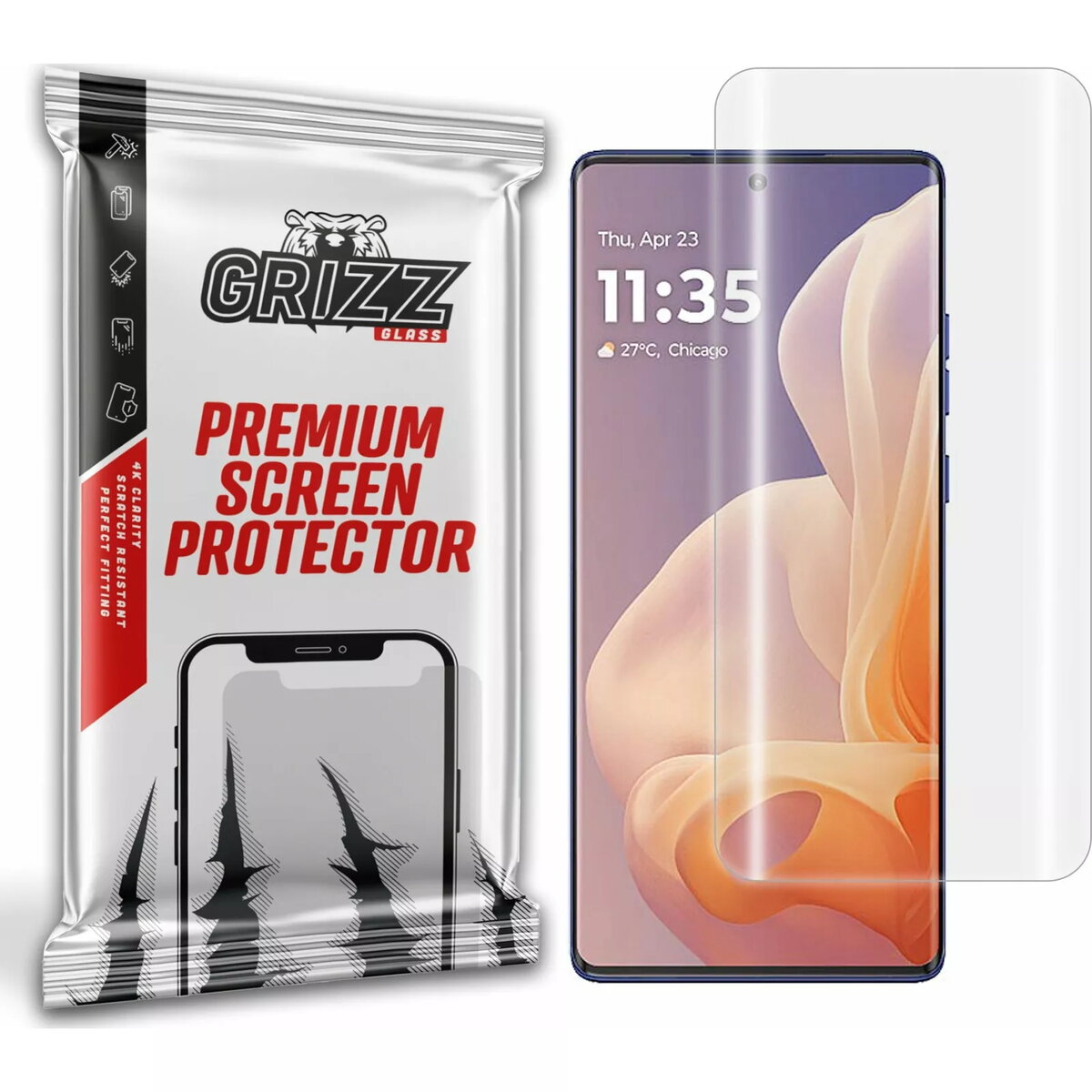 Aizsargplēve GrizzGlass Hydrofilm priekš Motorola Moto