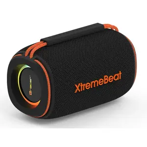 Stereo portable speaker TRACER Tracer XtremeBeat Lite — tube design, 10 W RMS, Bluetooth 5.3, IPX6, 6 h battery, USB-A, AUX, hands-free