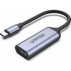 USB-C to HDMI adapter Unitek V1416B, gray, single-port video output