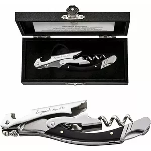 Штопор Laguiole Tradition Black Ebony 530504 – официантский штопор с ножом для фольги
