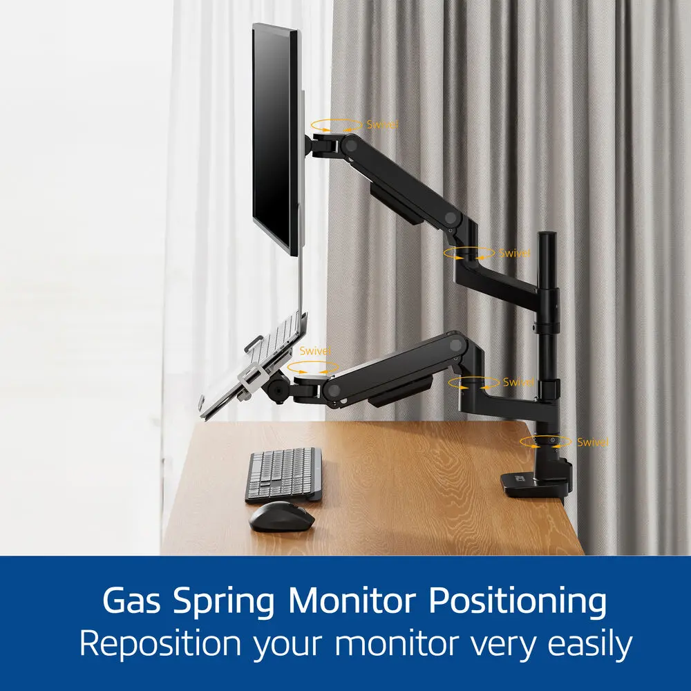 ACT AC8341 Monitora un klēpjdatora stiprinājums Office Premium Photo 7