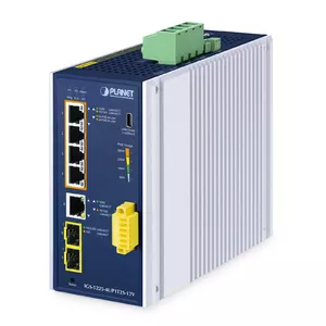 Managed Ethernet Switch PLANET IGS-5225-4UP1T2S-12V 4-Port 802.3bt PoE 5 Gigabit Ports