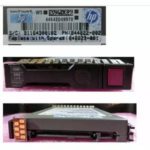 SSD disk Hewlett Packard Enterprise 1.6TB Hot-plug 2.5 inch SATA 846623-001-RFB