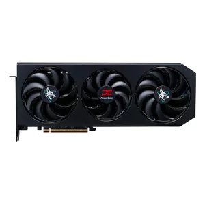 Видеокарта PowerColor Hellhound Radeon RX 9070 XT 16 ГБ GDDR6 PCIe x16 256‑bit 2400 МГц 3 вентилятора