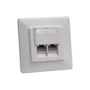 Socket STP 2x RJ45 Cat5E PXP-22S-C5E dual terminal under plaster