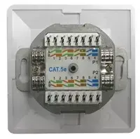 Розетка STP 2x RJ45 Cat5E PXP-22S-C5E Photo 3