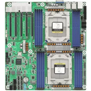 Mātesplate ASRock TURIN2D16-2T SP5 priekš AMD EPYC 9004/9005, EEB, 16x DDR5 RDIMM sloti, 10Gb LAN, 16x SATA III