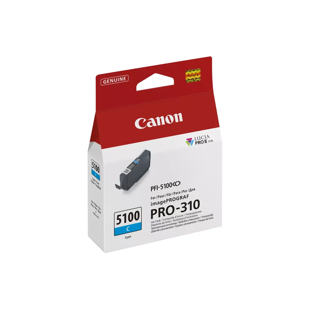 Картридж Canon PFI-5100 C Cyan Photo 2