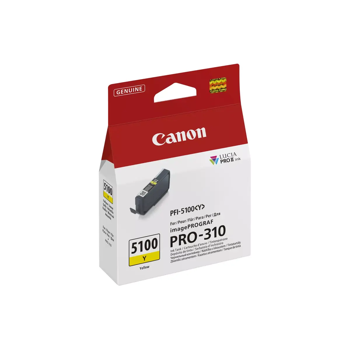 Картридж Canon PFI-5100 Y жёлтый Photo 2