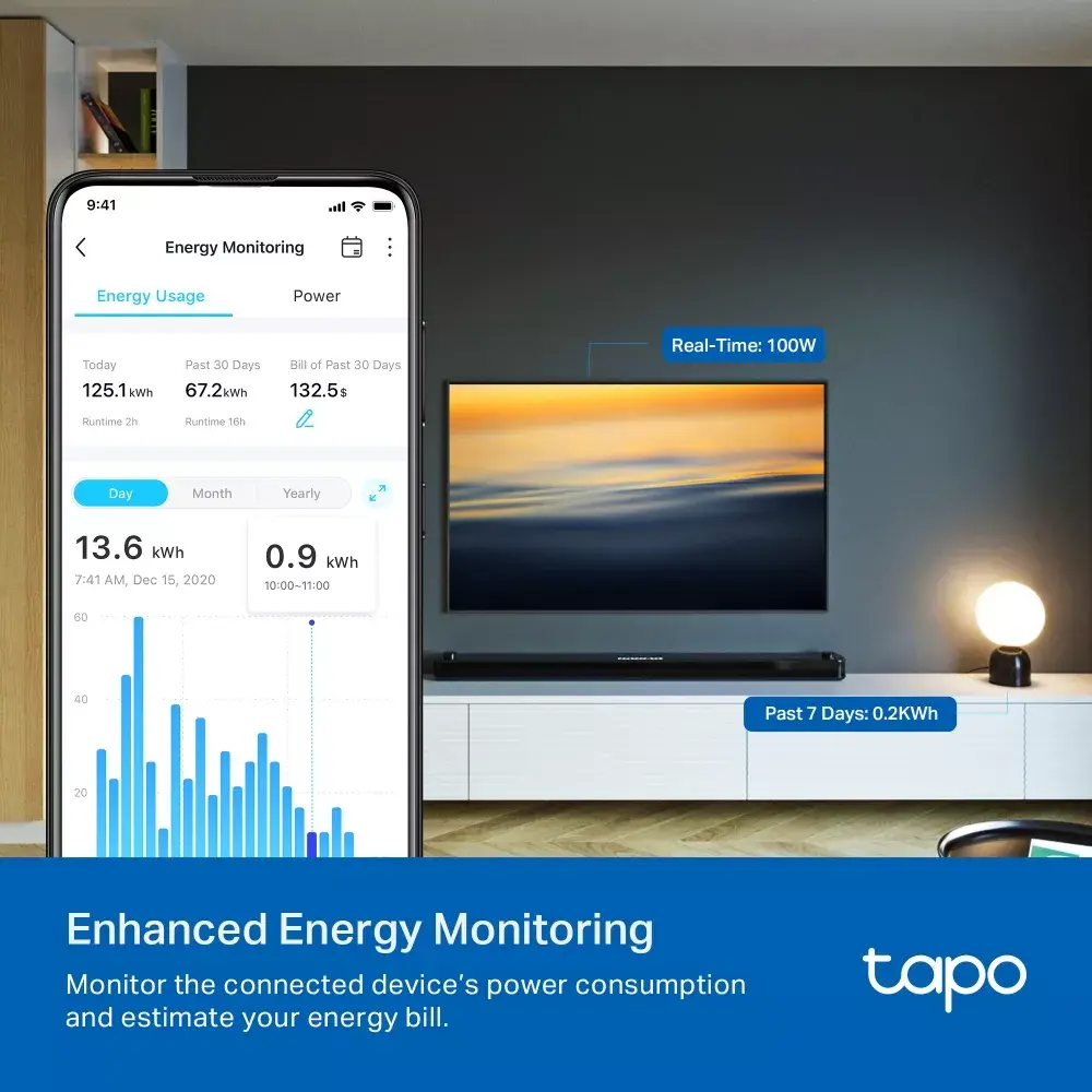 TP-Link Tapo Мини Умная Wi-Fi Розетка Photo 3