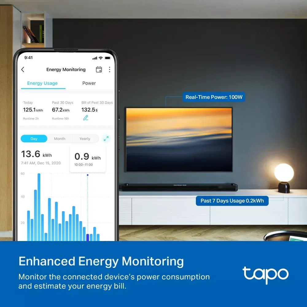 TP-Link Tapo Мини Умная Wi-Fi Розетка Photo 4