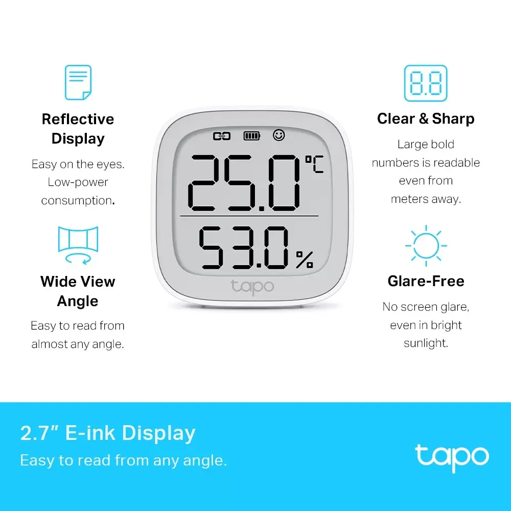 TP-Link Tapo Умный Монитор Температуры и Влажности Photo 5