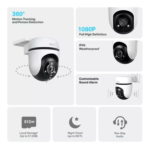 IP security camera TP-Link Tapo Outdoor Pan/Tilt Photo 2