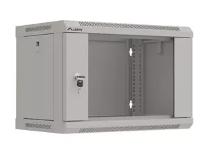 Rack mounting cabinet LANBERG WF03-5306-10S 19" 6U grey with glass door