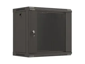 Настенный шкаф LANBERG WF03-5309-10B, 9U, 500×350×540 мм, грузоподъёмность 60 кг, чёрный