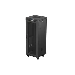 19-inch Free-standing Rack Cabinet LANBERG FF01-6632-23BL, 32U, Black