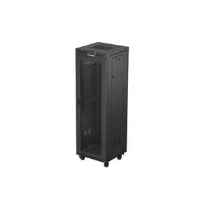 Напольный 19" шкаф LANBERG FF01-6637-23BL 37U 600x600 черный