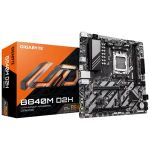 Материнская плата GIGABYTE B840M D2H, AMD Ryzen 9000, Socket AM5, Micro ATX