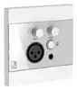 Audac WP225/W настенная панель с XLR и 3,5 мм Photo 2