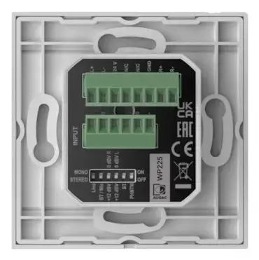 Audac WP225/W настенная панель с XLR и 3,5 мм Photo 3