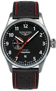 Pulkstenis Bauhaus Tornado automatik 27642 42mm Melns