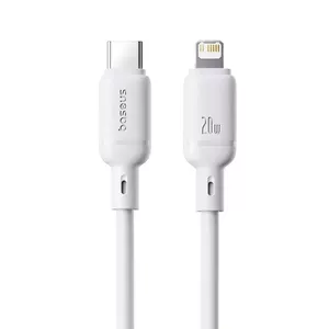 Кабель USB‑C на Lightning Baseus 1 м 20W белый
