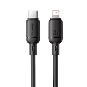 Зарядный кабель Baseus USB-C — Lightning 1 м 20 Вт черный