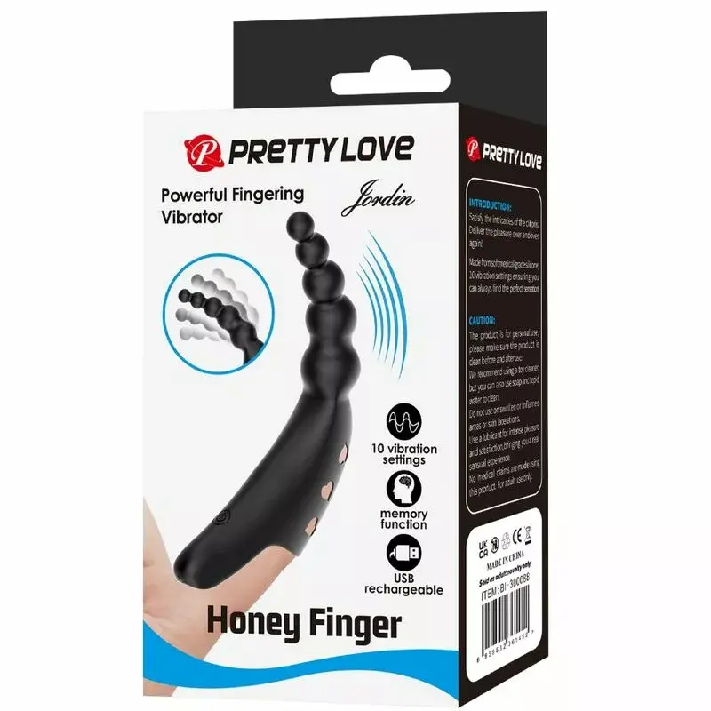 Finger vibrator pretty love Jordin — 10 modes Photo 10