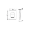Flush Plate GROHE Skate Cosmopolitan Черная Photo 7