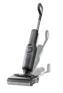 Roborock F25 ACE Electric Mop with 4 Ah Battery, 20000 Pa Suction Power, and 60 Minute Runtime in Black and White