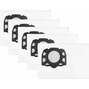 Dust Bags for Vacuum Cleaner JETtools for Karcher WD2/WD3 Plus/KFI 357 — Pack of 5
