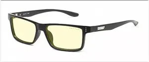 Компьютерные очки GUNNAR Vertex — прямоугольная игровая оправа, линзы из поликарбоната, ширина линзы 5,4 см, переносица 1,6 см, дужки 13,5 см