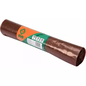 Garden waste bags Flo perforated 120 L for grass and garden debris, pack of 10
