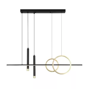 Viokef Combo piekaramā lampa, 23W, 3000K, melna/zelta