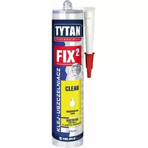 Construction Adhesive Tytan FIX2 Clear 290 ml — transparent assembly adhesive