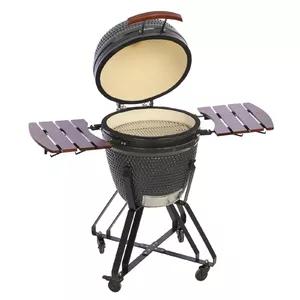 Керамический гриль TunaBone Kamado Classic 21 дюйм, размер M, темно-серый