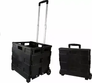 Tool Trolley GEKO G71130 — Foldable Transport Box, Load Capacity 35 kg