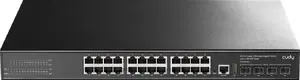 Коммутатор Cudy GS5024S4, неуправляемый 24‑портовый Gigabit Ethernet, 4 SFP uplink