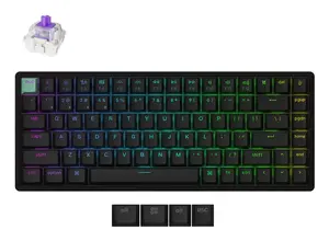 Keychron K2 HE 75% Wireless Mechanical Gaming Keyboard, Magnetic Switches, QWERTY, Black