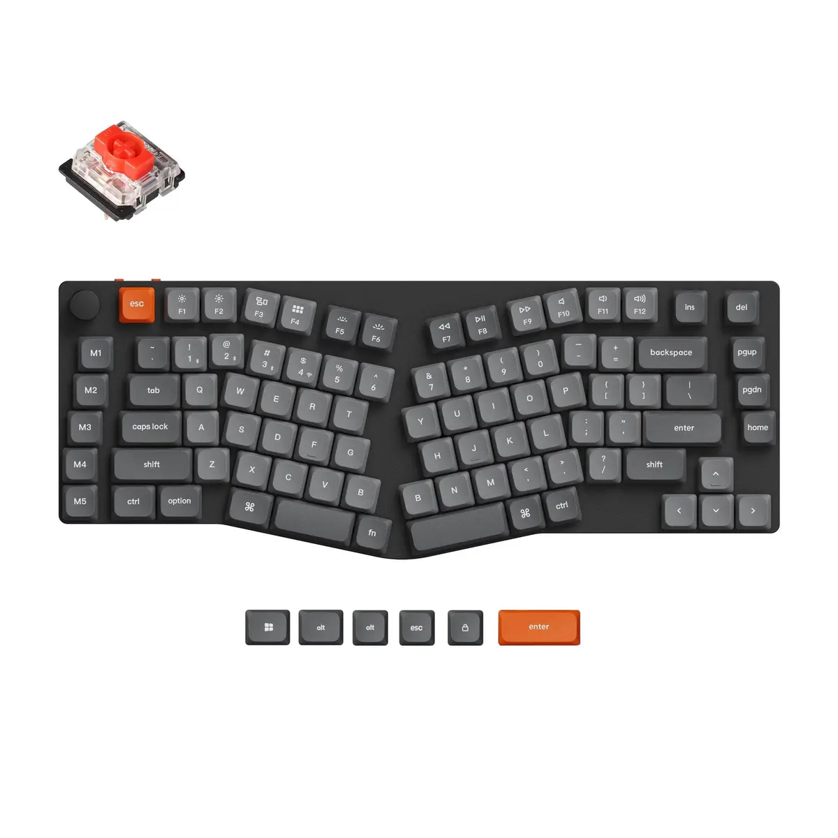 Keychron K15 Max mehāniskā tastatūra 75%