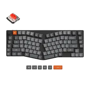 Keychron K15 Max Mechanical Keyboard 75% Curved QWERTY English Grey USB RF Bluetooth
