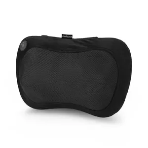 Shiatsu Massager Medisana MC 200 for Back Legs Neck Shoulders, 4 Heads, Heat, 24W, Black