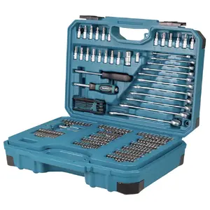 Mechanics tool set Makita E-17980 — 231 pieces, combination/hex/open-end/ratchet/socket wrenches, sizes 4–32 mm, 1/4" & 1/2" extensions