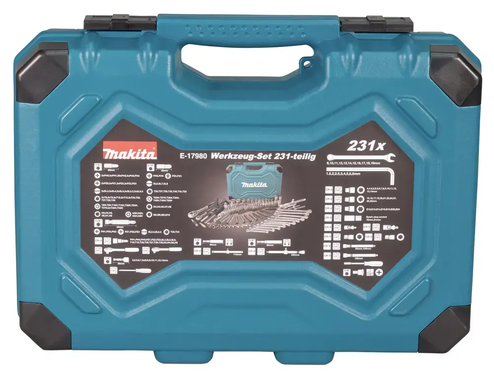 Makita E-17980 231-piece mechanics tool set Photo 5