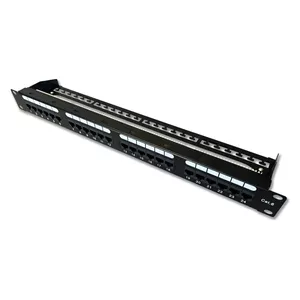 Patch panel DATACOM 3092 24-port Cat6 UTP 1U, black