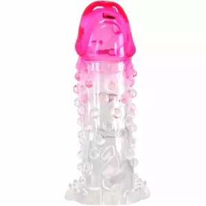 Penis Extension Pretty Love Wilford Realistic Enlargement Sheath Pink D-242719